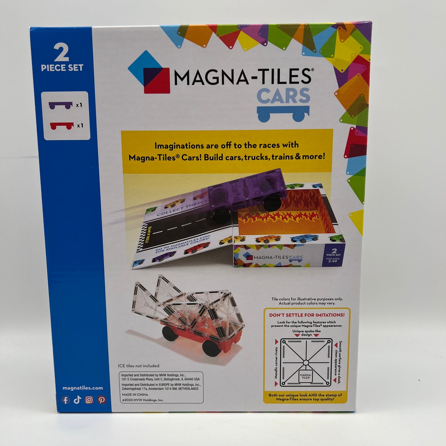 Cars - Magna-Tiles 2pc