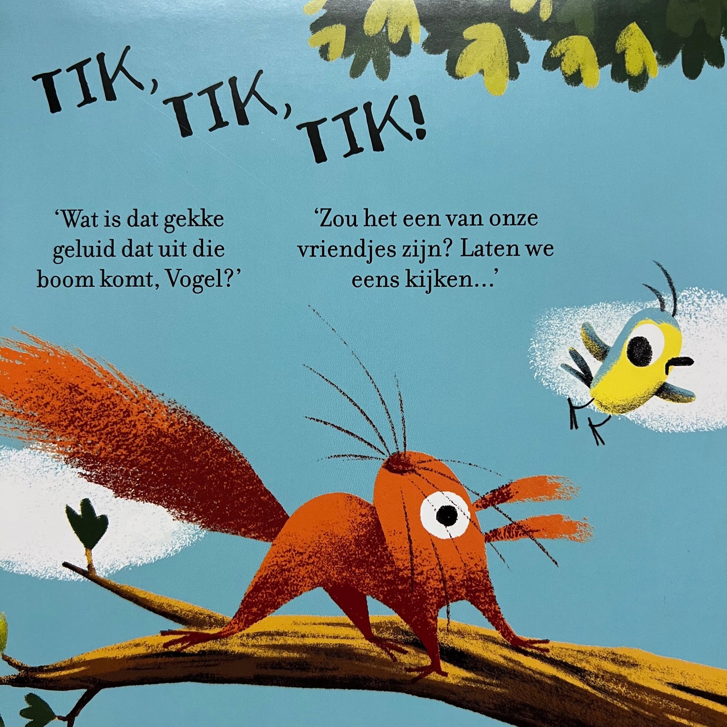 Eekhoorn en vogel Tellen