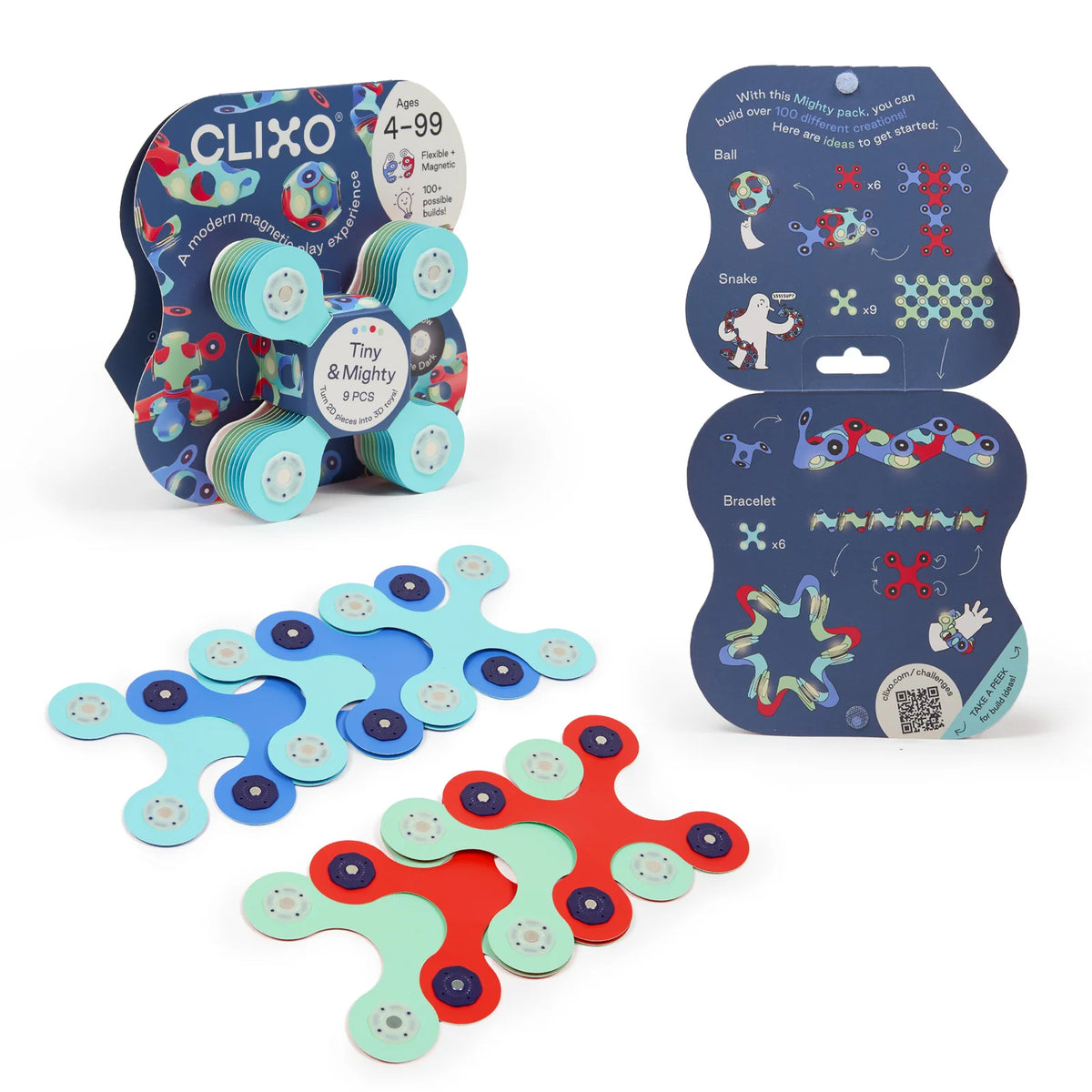 Clixo Tiny & Mighty 9 stuks