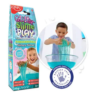 Zimpli Glitter Slime play