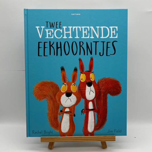 Twee vechtende eekhoorntjes