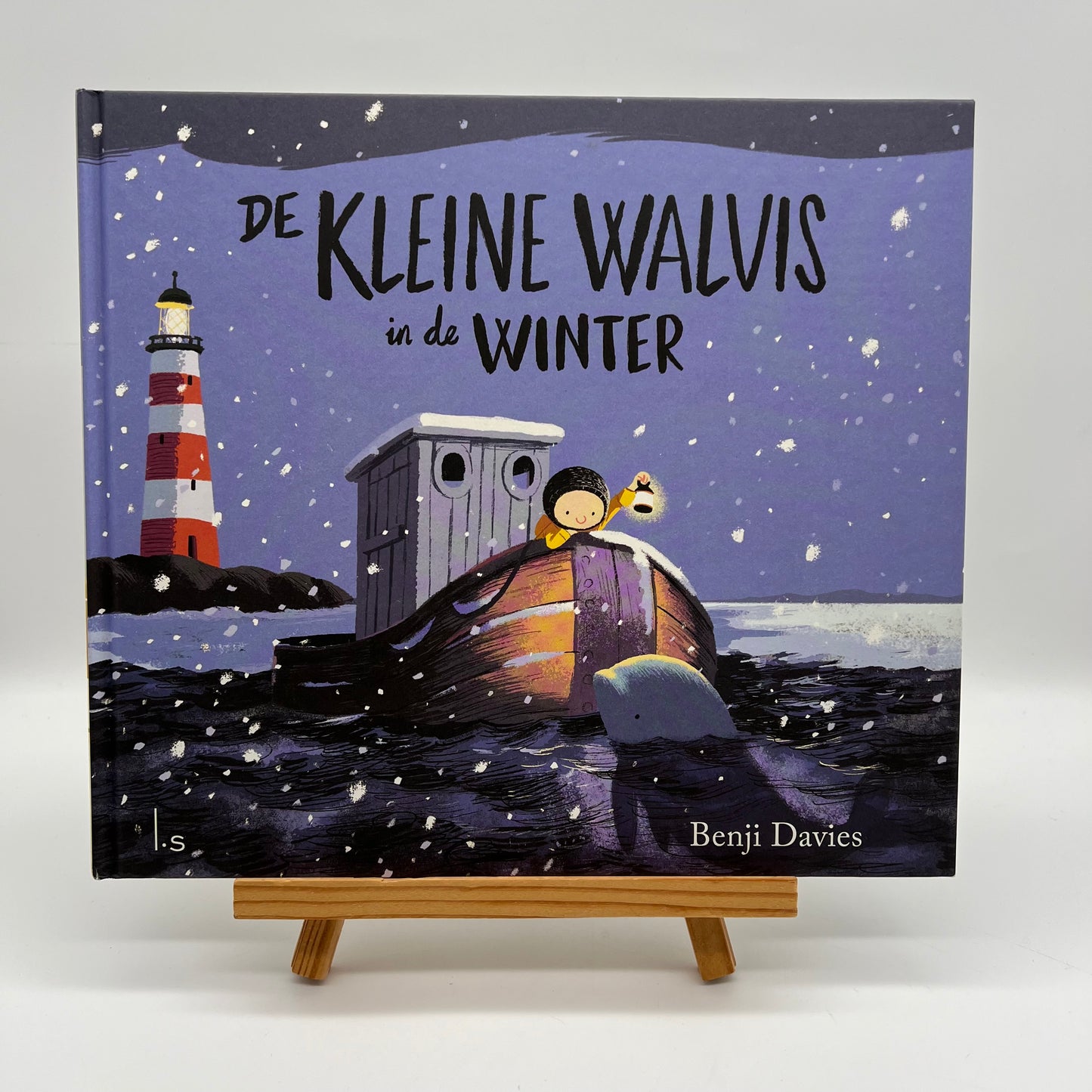 De kleine walvis in de winter