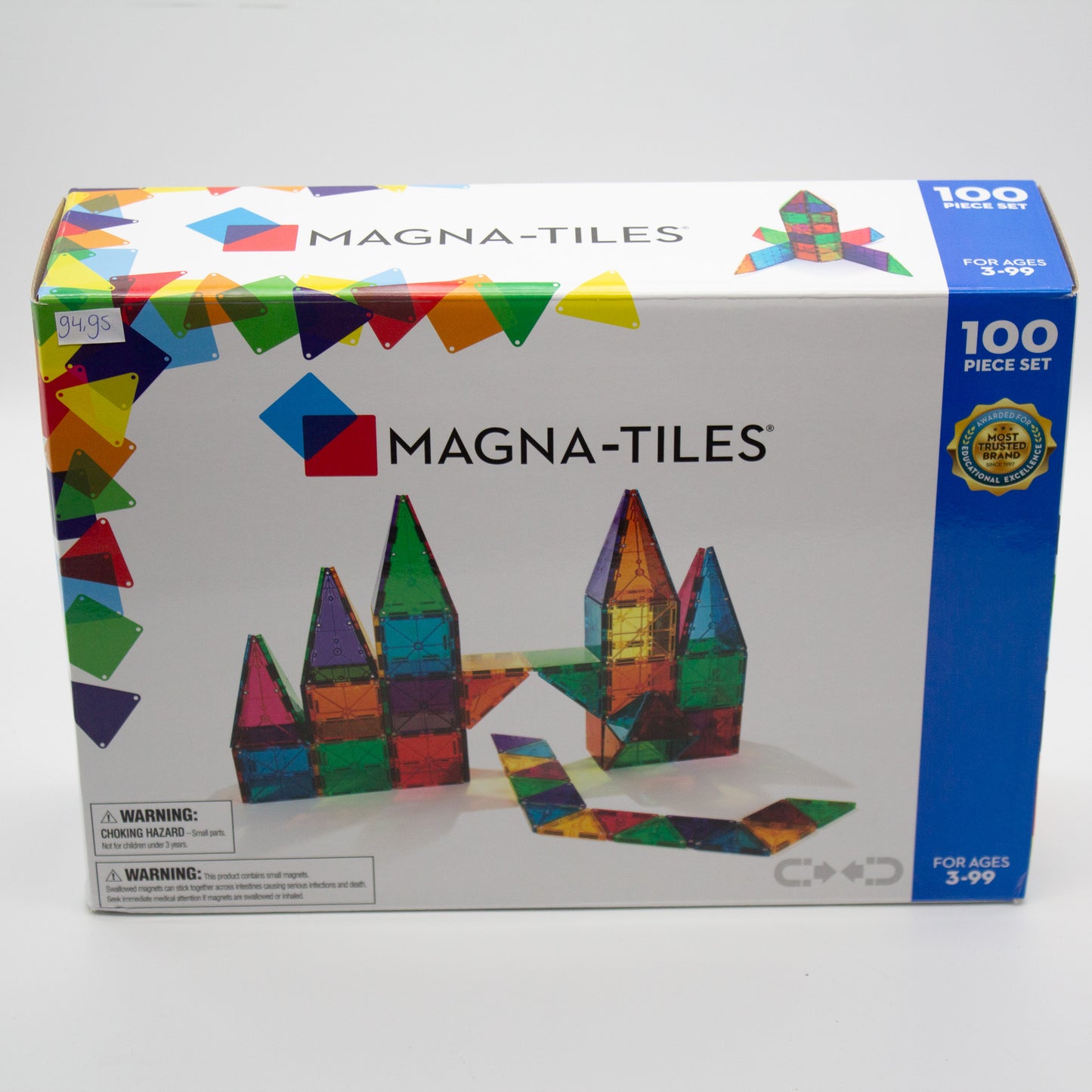 Clear set - Magna-Tiles 100pc