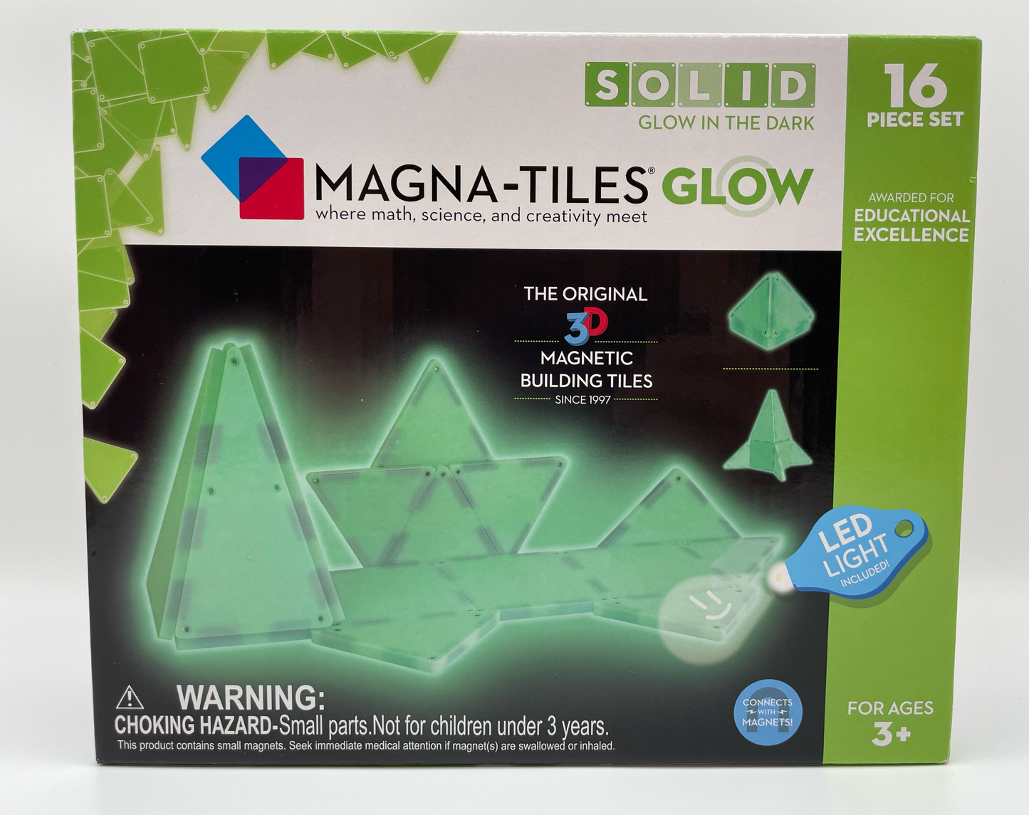 Glow in the dark - Magna-Tiles 16pc