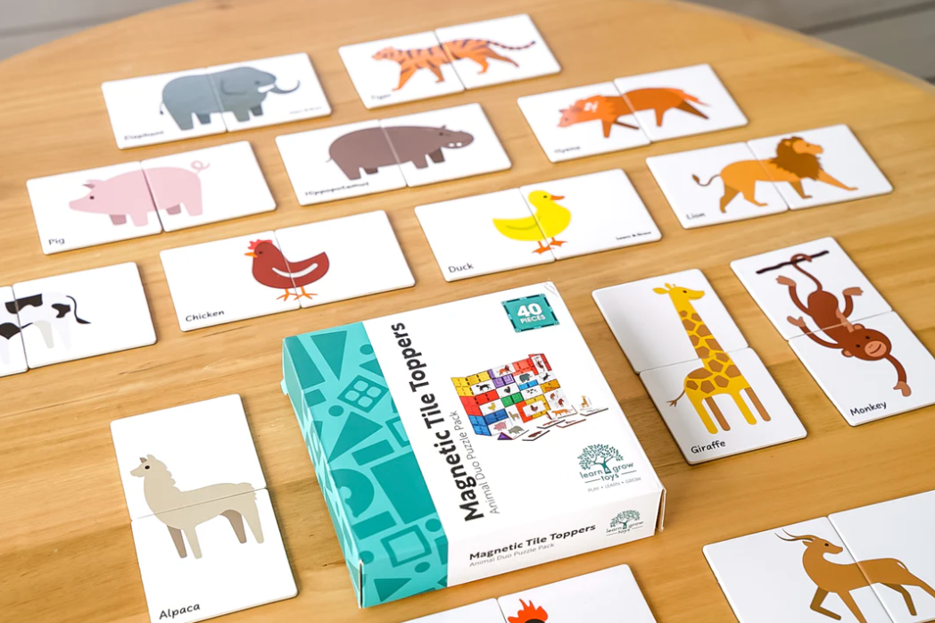 Magnetic Toppers - dieren 40pc