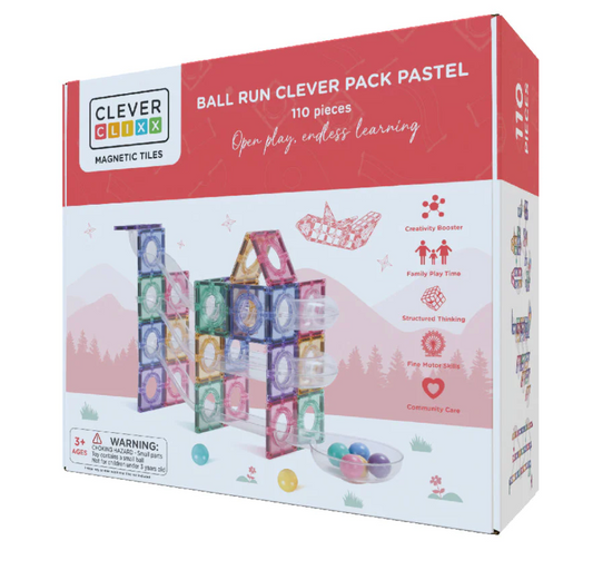 Ball Run pastel - Cleverclixx 110pc