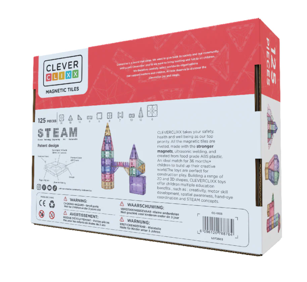 Creative Pack Pastel - Cleverclixx 125pc