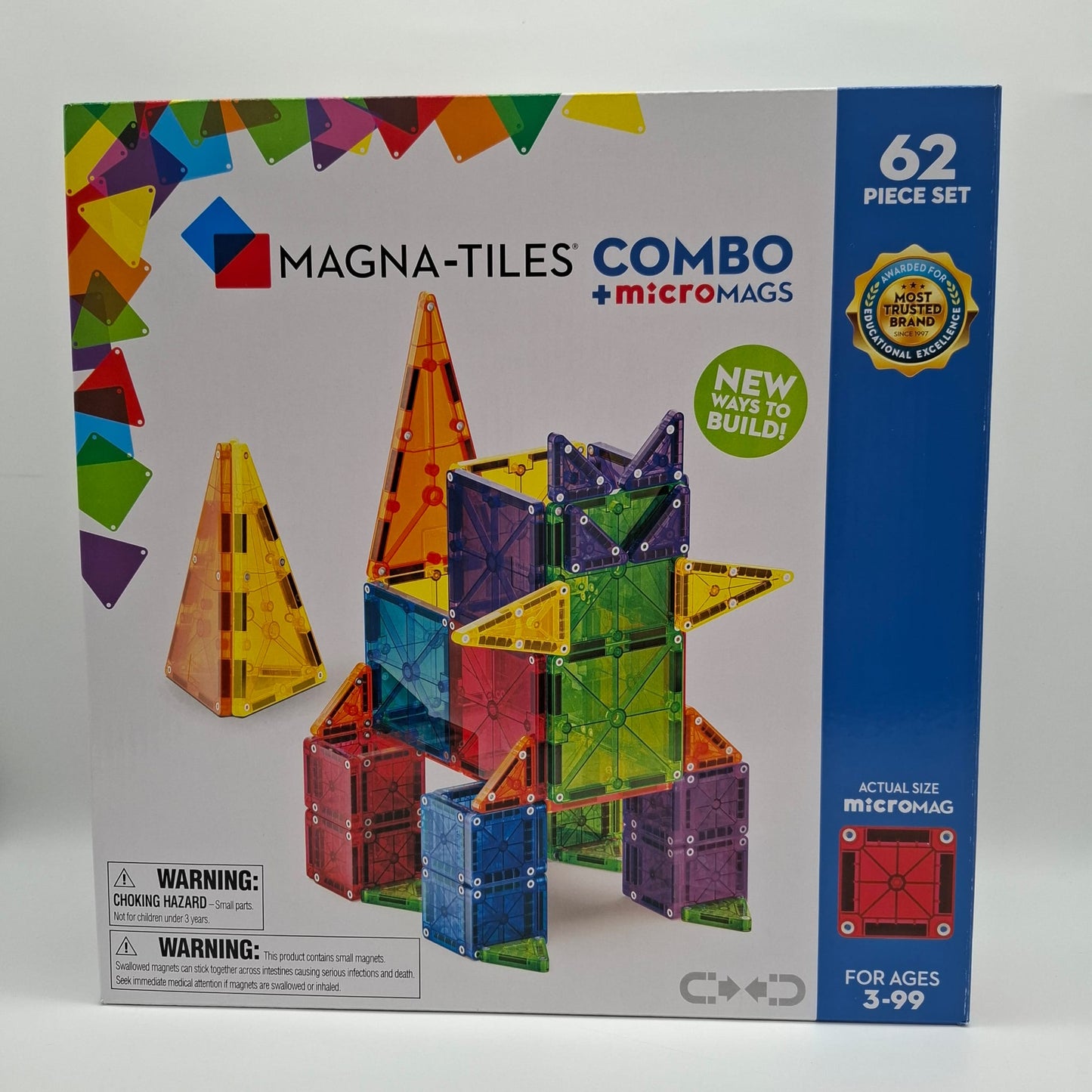 Combo+Micromags Magna-Tiles 62 pc